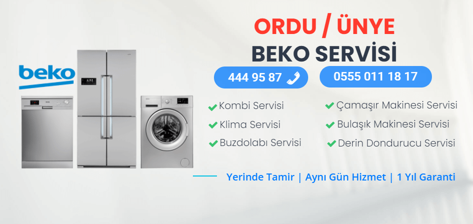 Beko Beyaz Eşya Servisi Ünye 